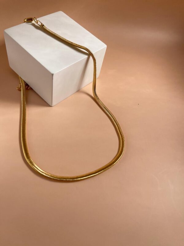 Colar em Malha - Banho Dourado ou Banho Prata - Curta