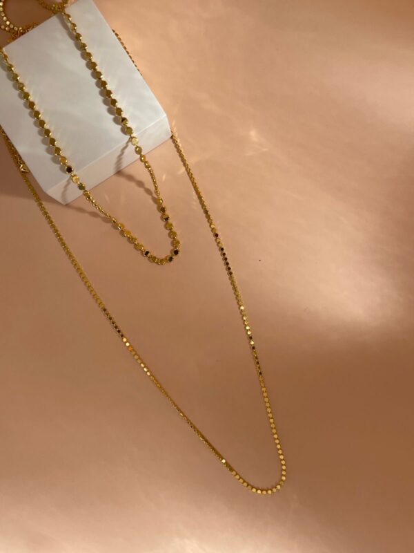 Mix de Colares - Mini Medalhinhas - Banho Dourado